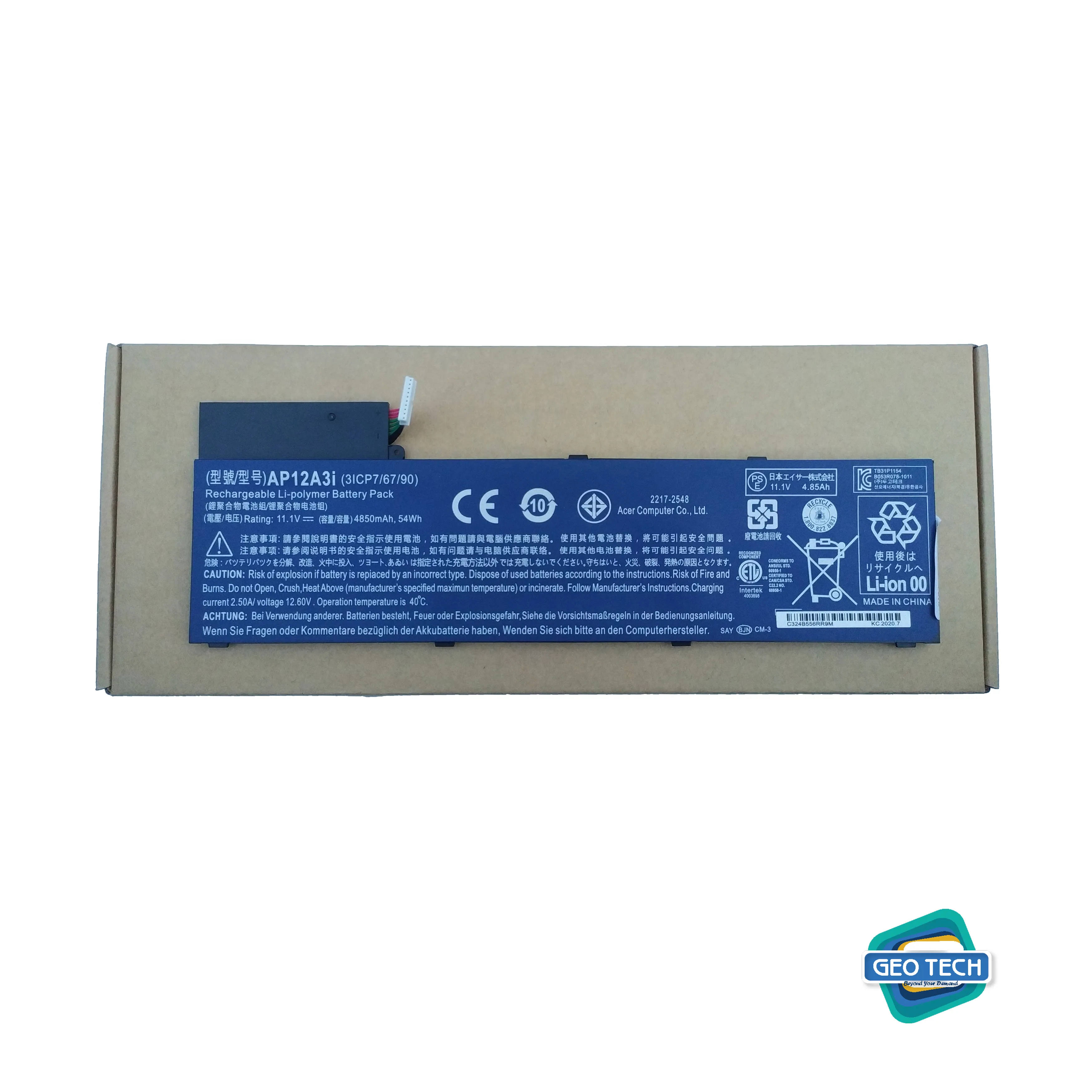 Replacement AP12A3i 3ICP7/67/90 Battery for Acer Aspire M5 M5-481PT M5-581T M5-481G M5-481T