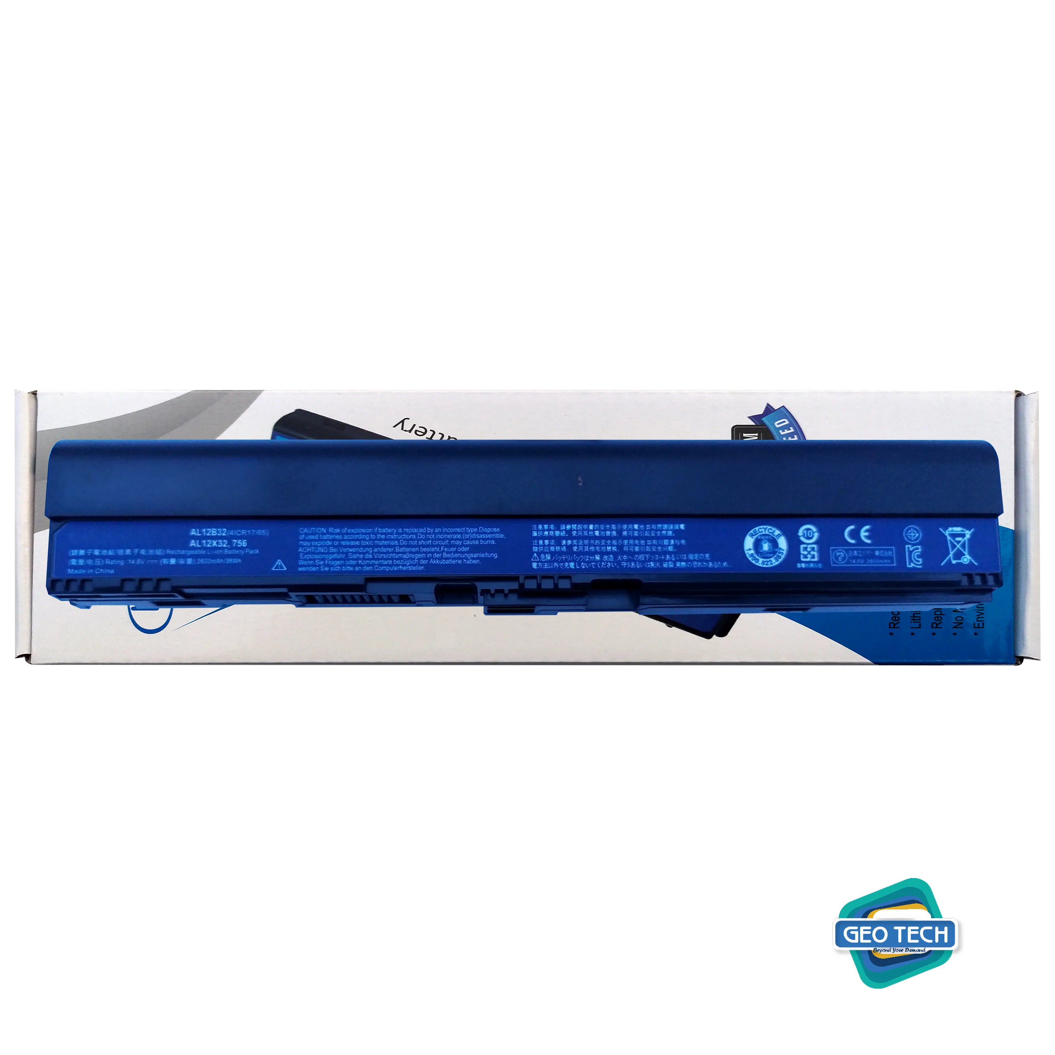 Replacement 14.8V Battery for Acer Aspire One 725 756 AO725-0412 AO725-0488 AO725-0688 AO725-0802 AO725-0825 AO725-0899 AO756 AO756-2420 AO756-2623 AO756-2808 AO756-4854, 4 Cells