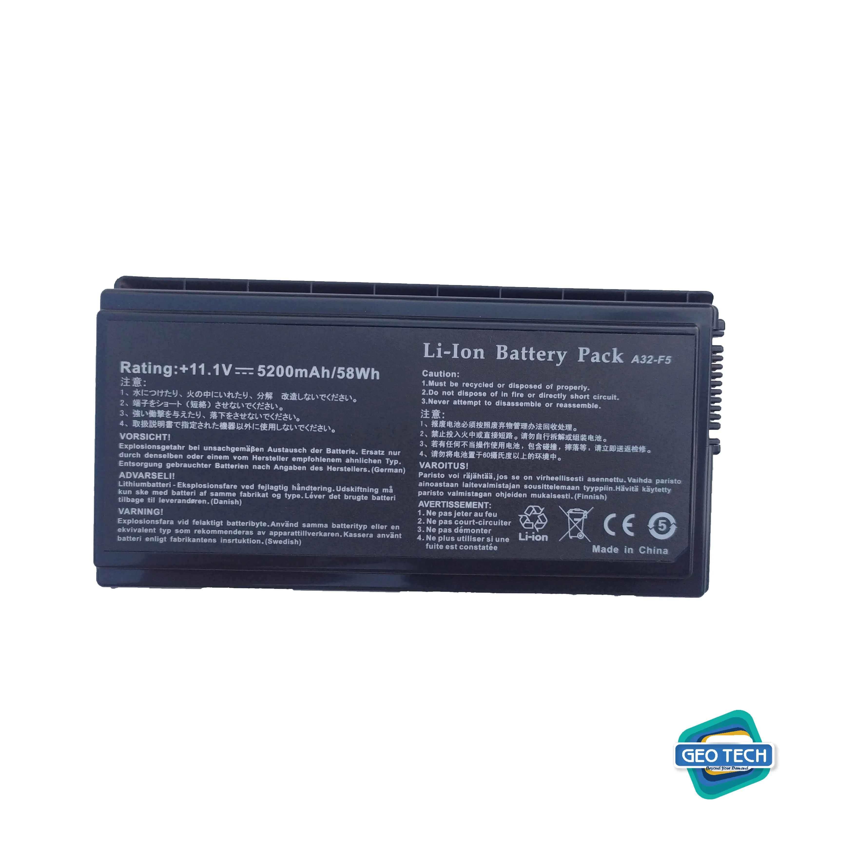 Battery for ASUS A32-F5    (70-NLF1B2000Z 70-NLF1B2000Y A32F5)